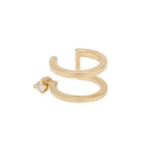 Zoe chicco double ear cuff with diamond